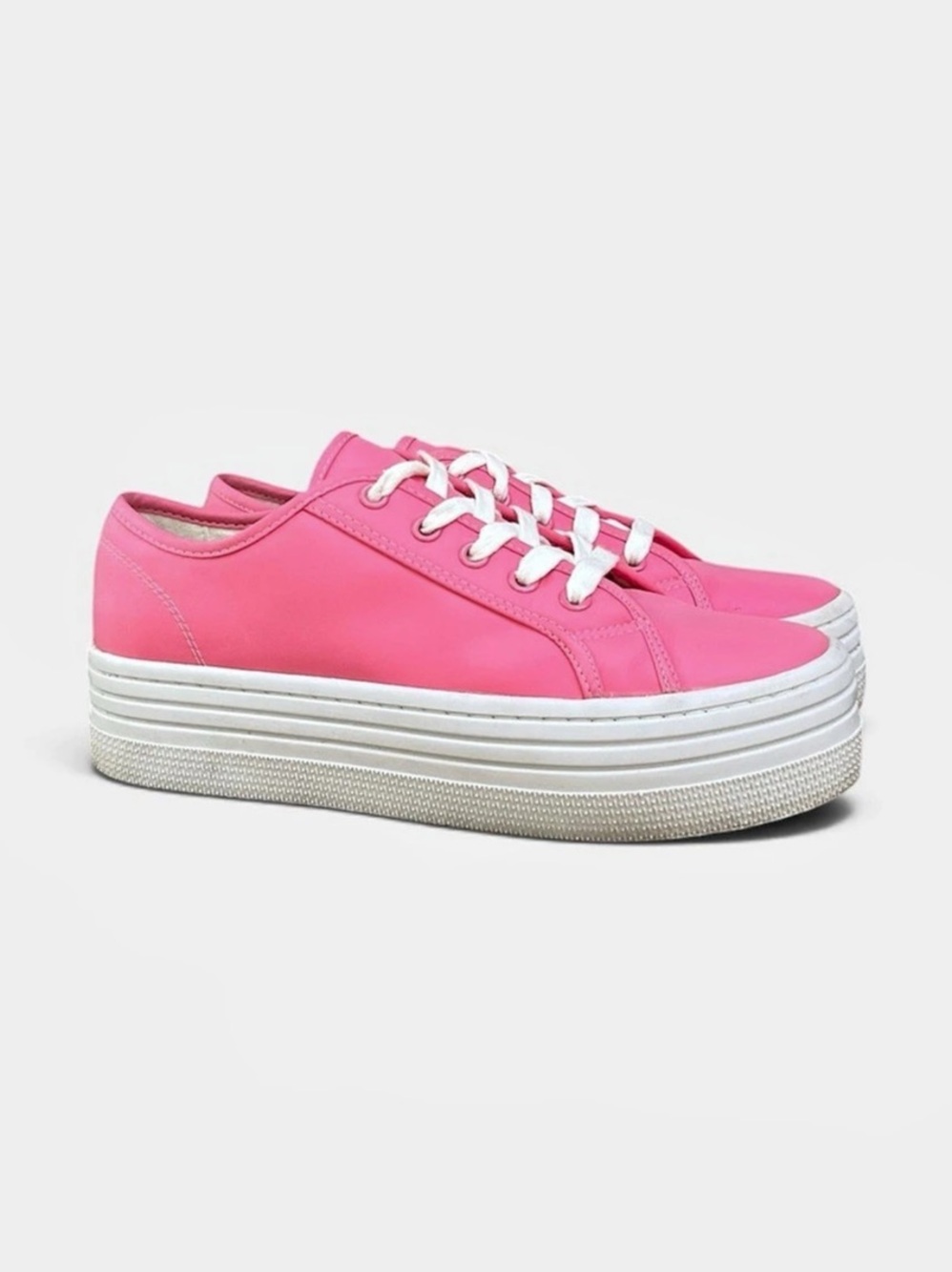 Steve Madden Bobbi 30 Platform Sneaker in Pink Sz 8